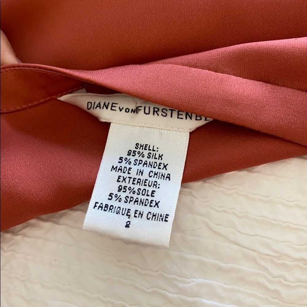 Diane Von Furstenberg Silk Tie Top - Picture 3 of 7